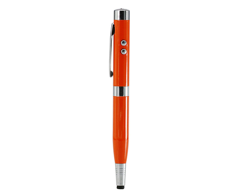 Флешка Металлическая Ручка Лазерная указка WBR Стилус "Pen Laser Stylus" R233 красный 128 ГБ