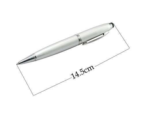 Флешка Металлическая Ручка Стилус "Pen Stylus" R234 серебряный 8 Гб