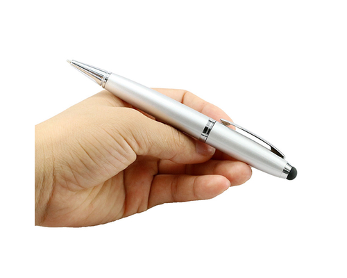 Флешка Металлическая Ручка Стилус "Pen Stylus" R234 серебряный 2 Гб