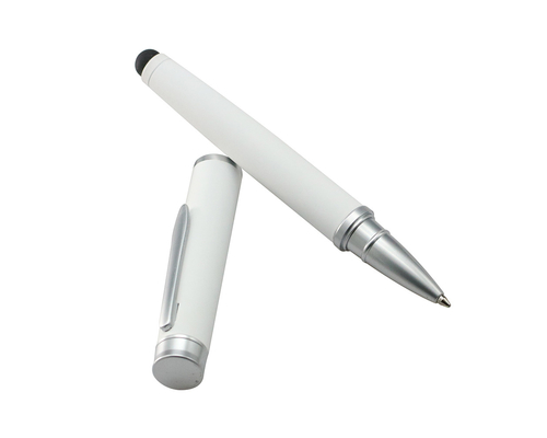 Флешка Металлическая Ручка Стилус Актис "Pen Stylus Actis" R241 белый 16 Гб