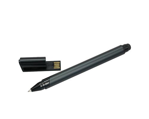 Флешка Металлическая Ручка Стилус Глосса "Pen Stylus Glossa" R242 черный 64 Гб