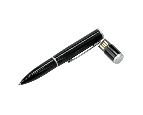 Флешка Металлическая Ручка Глама "Glama Pen" R248 черный 8 Гб
