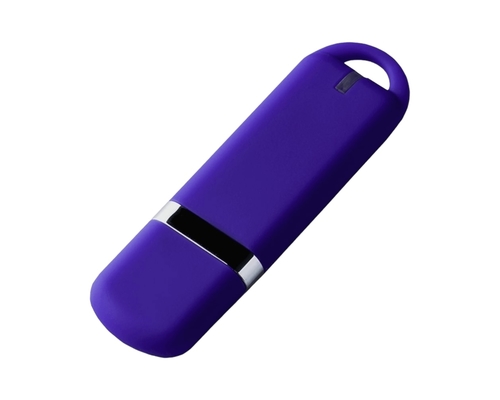 Флешка Пластиковая Мемо Софт-тач "Memo Soft-touch" S315 фиолетовый 1 Гб