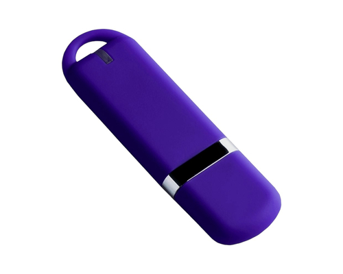 Флешка Пластиковая Мемо Софт-тач "Memo Soft-touch" S315 фиолетовый 8 Гб