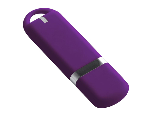 Флешка Пластиковая Мемо Софт-тач "Memo Soft-touch" S315 фиолетовый 512 Гб