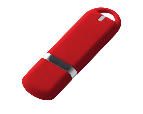 Флешка Пластиковая Мемо Софт-тач "Memo Soft-touch" S315 красный 64 Гб