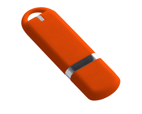 Флешка Пластиковая Мемо Софт-тач "Memo Soft-touch" S315 оранжевый 128 Гб