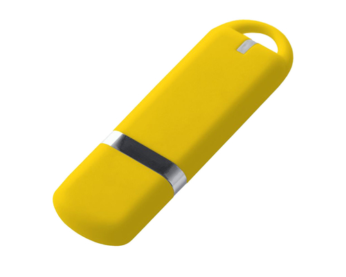 Флешка Пластиковая Мемо Софт-тач "Memo Soft-touch" S315 желтый 64 Гб