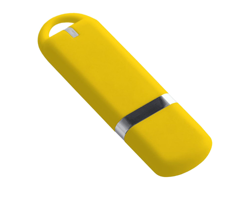 Флешка Пластиковая Мемо Софт-тач "Memo Soft-touch" S315 желтый 256 Гб