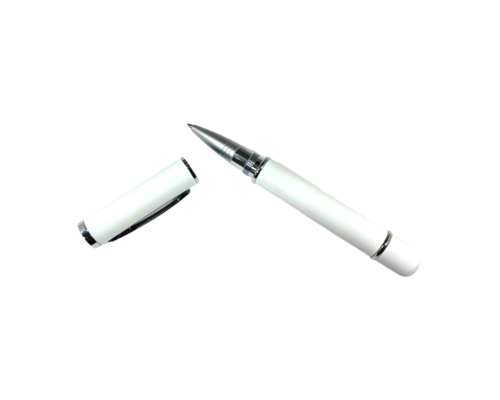 Флешка Металлическая Ручка Бона "Pen Bona" R324 белый 128 Гб