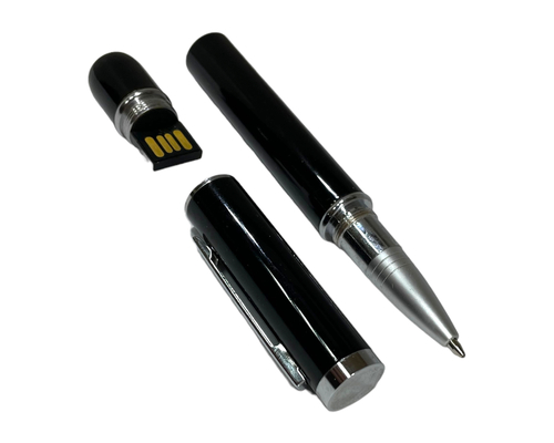 Флешка Металлическая Ручка Бона "Pen Bona" R324 черный 16 Гб