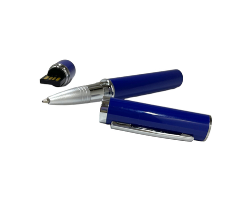 Флешка Металлическая Ручка Бона "Pen Bona" R324 синий 8 Гб