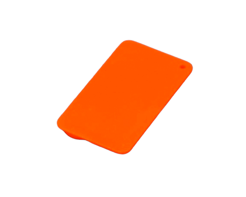 Флешка Пластиковая Визитка Аспис "Visit Card Aspis" S411 оранжевый 256 Гб