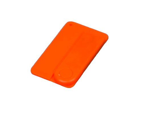 Флешка Пластиковая Визитка Аспис "Visit Card Aspis" S411 оранжевый 16 Гб