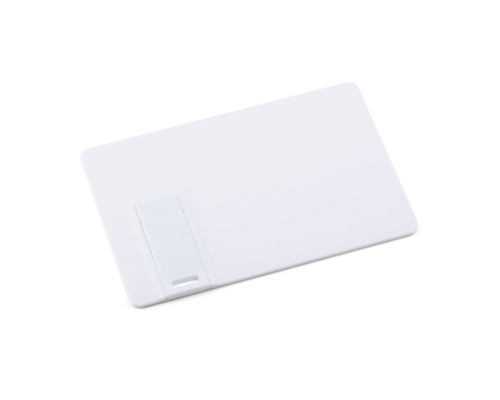 Флешка Пластиковая Визитка Латус "Visit Card Latus" S489 белый 32 Гб