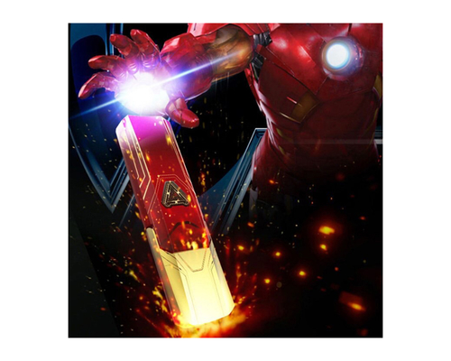 Флешка Металлическая Железный человек Марвел "Iron Man Marvel" R513 красный 64 Гб