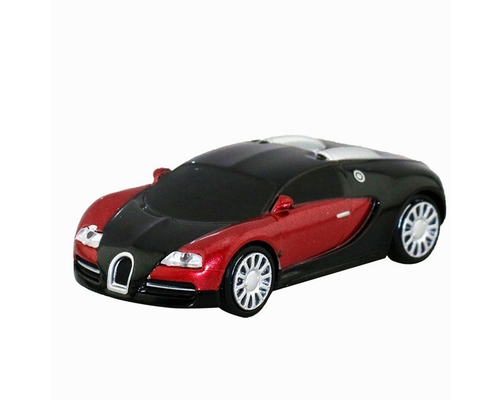 Флешка Металлическая Автомобиль Бугатти "Bugatti Veyron" R130 черная 4 Гб
