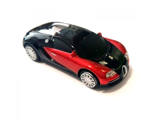 Флешка Металлическая Автомобиль Бугатти "Bugatti Veyron" R130 черная 2 Гб