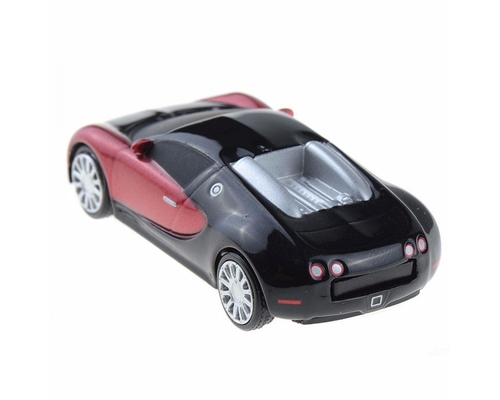 Флешка Металлическая Автомобиль Бугатти "Bugatti Veyron" R130 черная 64 Гб