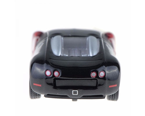 Флешка Металлическая Автомобиль Бугатти "Bugatti Veyron" R130 черная 2 Гб