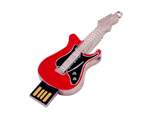 Флешка Металлическая Гитара "Guitar" R153