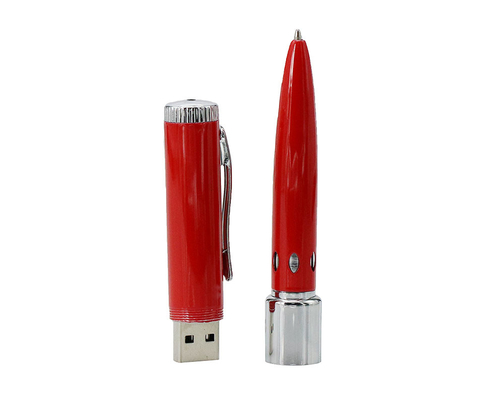 Флешка Металлическая Ручка Порос "Poros Pen" R246 красный 512 Гб