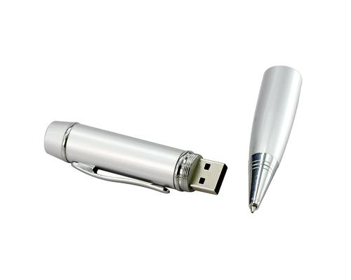 Флешка Металлическая Ручка Тектум "Tectum Pen" R232 серебряный 64 Гб