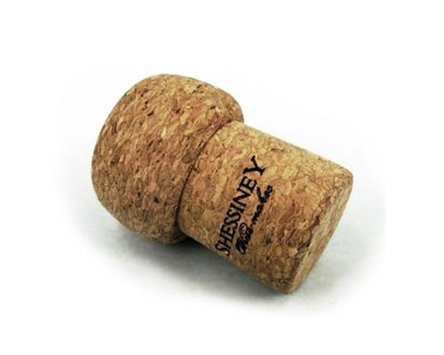 Флешка Деревянная Пробка от шампанского "Cork Champagne" F49