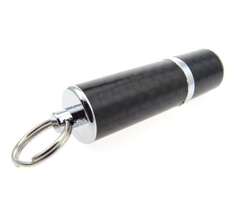 Флешка Карбоновый брелок "Keychain Carbon" L32 черная 128 Гб
