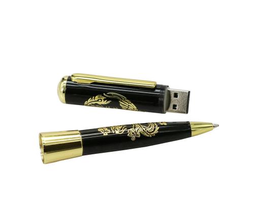 Флешка Металлическая Ручка Дракон "Dragon Pen" R42