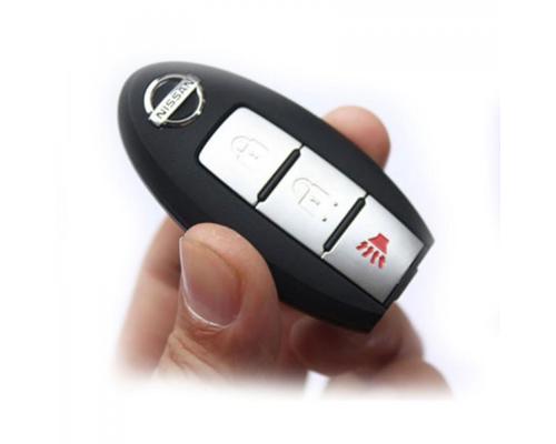 Флешка Пластиковая Автомобильный ключ Ниссан "Nissan Car Key" S58 черная 32 Гб