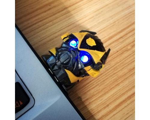 Флешка Пластиковая Бамблби "Bumblebee" S219 черный/желтый 8 Гб
