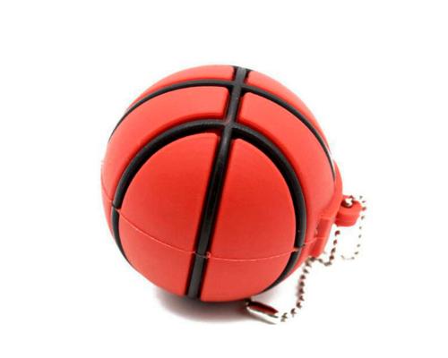Флешка Резиновая Баскетбольный Мяч "Basketball" Q141