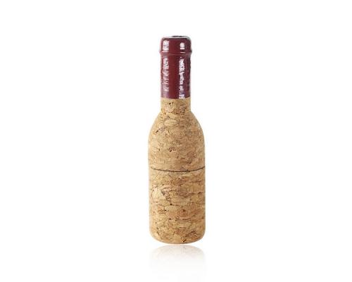 Флешка Деревянная Бутылка Вина "Bottle Wine" F93
