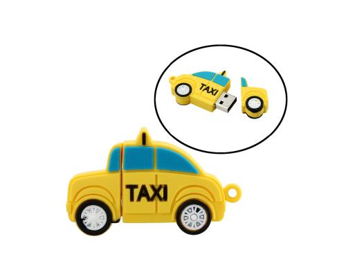 Флешка Резиновая Такси "Taxi" Q270