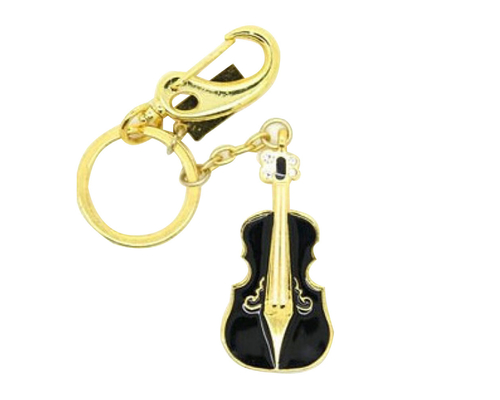 Флешка Металлическая Скрипка "Violin Key" R4 черная 256 Гб