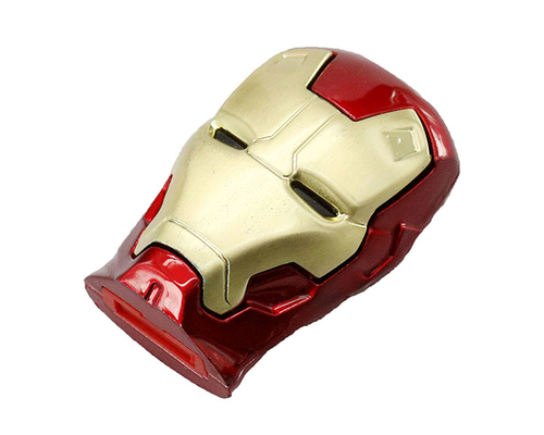 Флешка Металлическая Железный человек "Iron Man MARK IV" R7 золотая/красная 512 Гб