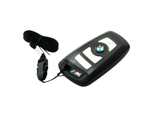 Флешка Карбоновая Автомобильный ключ БМВ "BMW M Car Key" L10 черный 256 Гб