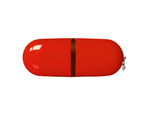 Флешка Пластиковая Капсула "Capsule" S126 красный 64 Гб