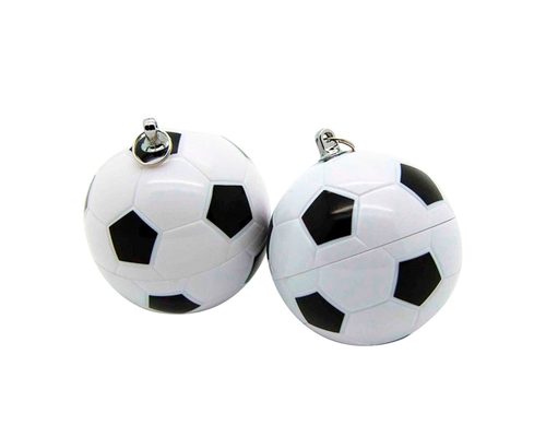 Флешка Пластиковая Футбольный Мяч "Soccer Ball" S140 белый / черный 8 Гб
