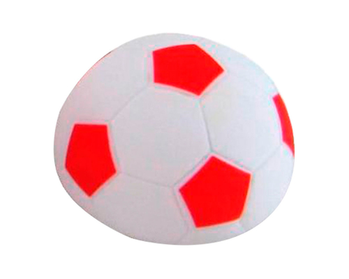 Флешка Пластиковая Футбольный Мяч "Soccer Ball" S140 белый / красный матовый  2 Гб