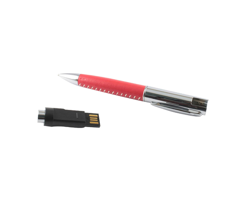 Флешка Металлическая Ручка Наппа "Pen Nappa" R162 красный 64 Гб
