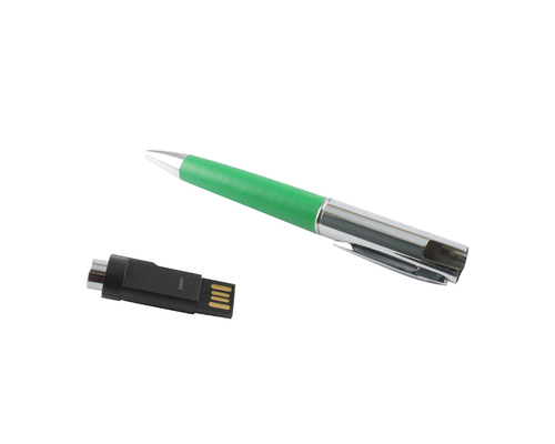 Флешка Металлическая Ручка Наппа "Pen Nappa" R162 зеленый 16 Гб