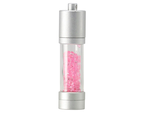 Флешка Стеклянная Цилиндр "Cylinder Glass" W188 розовый 8 Гб