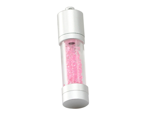 Флешка Стеклянная Цилиндр "Cylinder Glass" W188 розовый 512 Гб