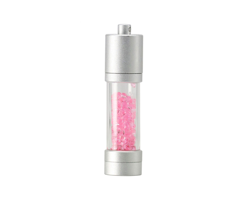 Флешка Стеклянная Цилиндр "Cylinder Glass" W188 розовый 4 Гб