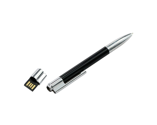 Флешка Пластиковая Ручка Бактрон "Bactron Pen" S235 черный 2 Гб