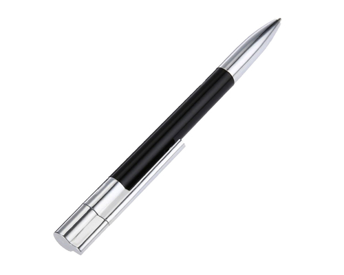 Флешка Пластиковая Ручка Бактрон "Bactron Pen" S235 черный 64 Гб
