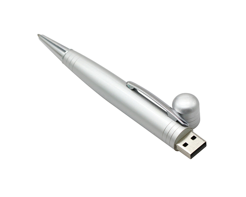 Флешка Металлическая Ручка Репто "Repto Pen" R247 серебряный 4 Гб