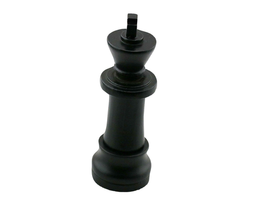 Флешка Деревянная Шахматы Король "Chess King" F25 черный 1 Гб